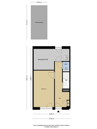 Plattegrond - Adriaan Duyckpad 112, 3445 VW Woerden 