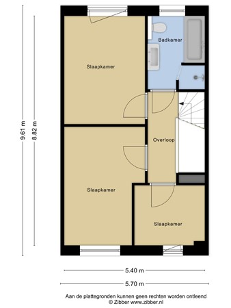 Plattegrond - Adriaan Duyckpad 116, 3445 VW Woerden 