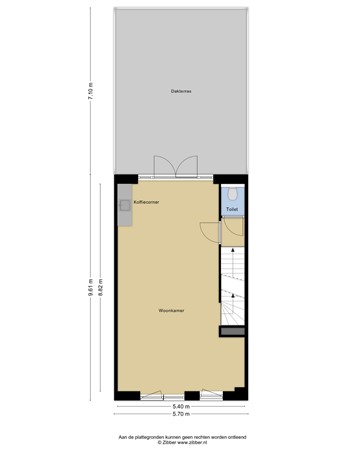 Plattegrond - Adriaan Duyckpad 116, 3445 VW Woerden 
