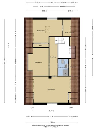 Plattegrond - Geestdorp 21A, 3444 BD Woerden 