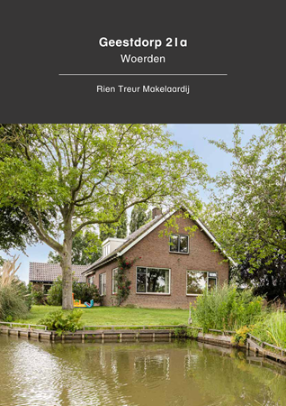 Brochure -  - Geestdorp 21A, 3444 BD Woerden