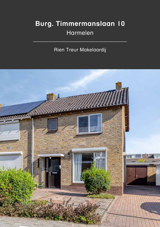 Brochure -  - Burgemeester Timmermanslaan 10, 3481 BS Harmelen