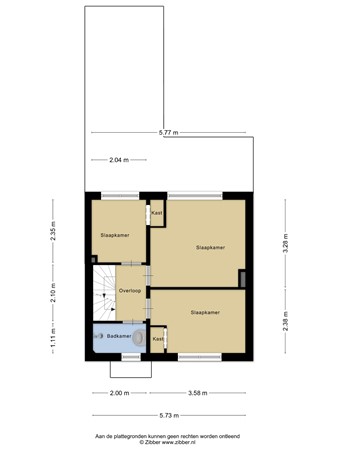 Plattegrond - Burgemeester Timmermanslaan 10, 3481 BS Harmelen 