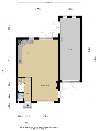 Plattegrond - Esdoornlaan 7, 3481 BH Harmelen 