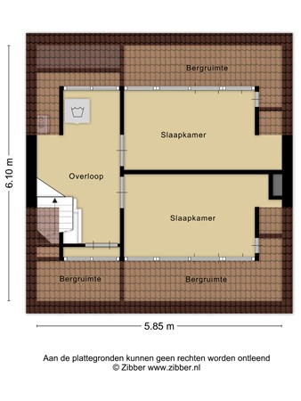Plattegrond - Esdoornlaan 7, 3481 BH Harmelen 