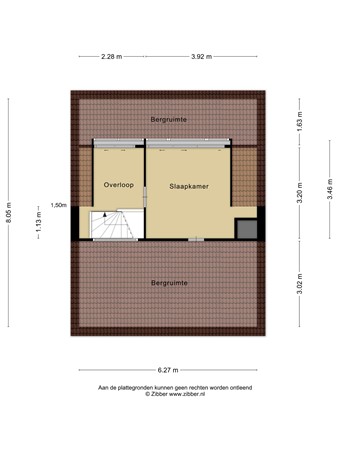 Plattegrond - Jurastraat 16, 3446 DG Woerden 