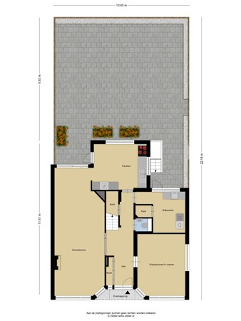 Plattegrond - Emmakade 8, 3441 AJ Woerden 