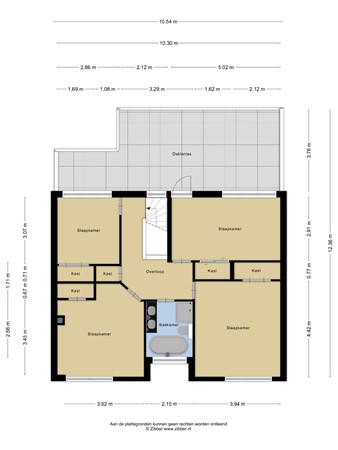Plattegrond - Emmakade 8, 3441 AJ Woerden 