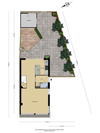 Plattegrond - Madameperenlaan 40, 3452 EP Vleuten 