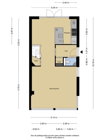 Plattegrond - Madameperenlaan 40, 3452 EP Vleuten 