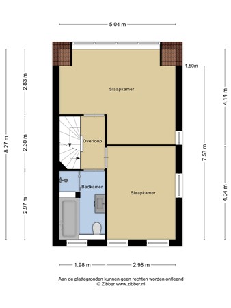 Plattegrond - Madameperenlaan 40, 3452 EP Vleuten 
