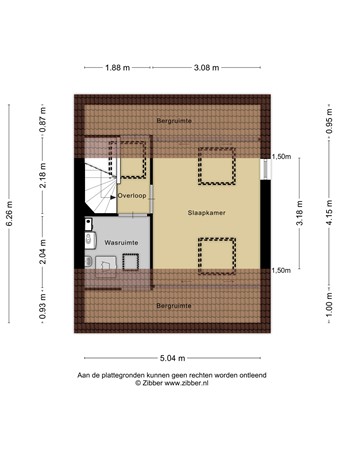 Plattegrond - Madameperenlaan 40, 3452 EP Vleuten 