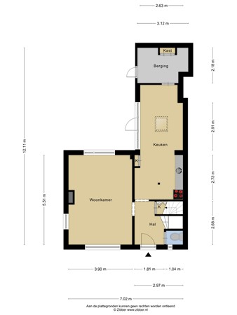 Plattegrond - Van Lockhorstweg 29, 3628 AW Kockengen 