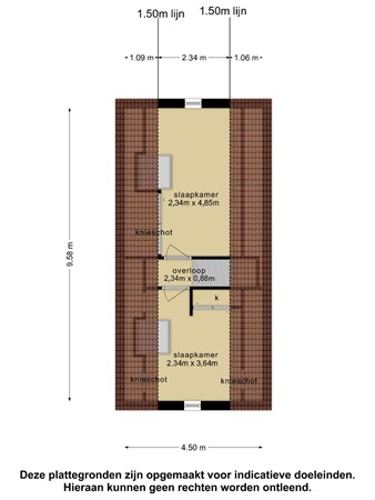 Plattegrond - Polanerzandweg 5, 3446 CC Woerden 