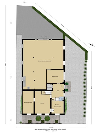 Plattegrond - Polanerzandweg 1, 3446 CC Woerden 