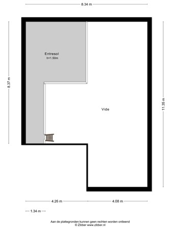 Plattegrond - Touwslagersweg 12B 4, 3449 HX Woerden 