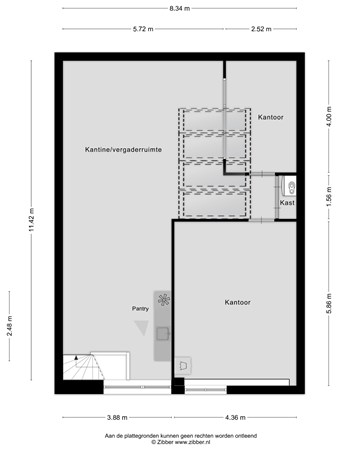 Plattegrond - Touwslagersweg 12B 4, 3449 HX Woerden 