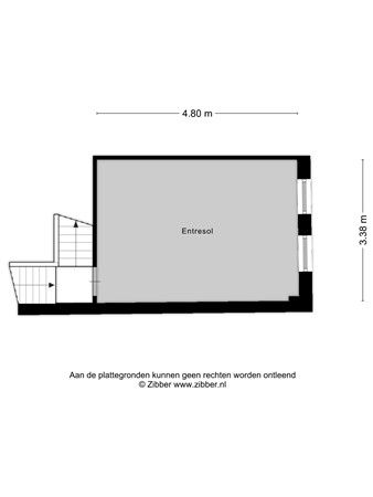 Plattegrond - Polanerzandweg 8, 3446 CC Woerden 