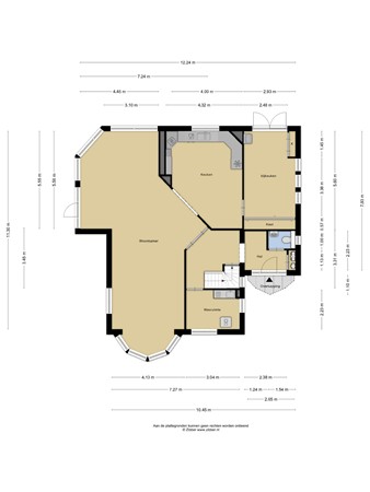Plattegrond - Polanerzandweg 8, 3446 CC Woerden 