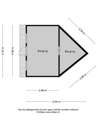 Plattegrond - Polanerzandweg 8, 3446 CC Woerden 