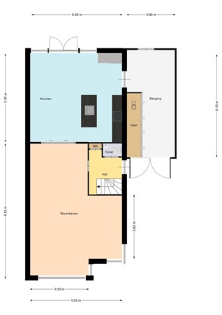 Floorplan - Dissel 20, 8281 MN Genemuiden