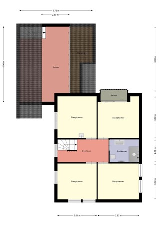 Floorplan - Gans 6, 8281 GN Genemuiden
