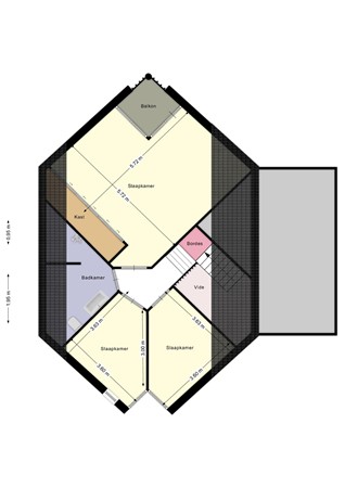 Floorplan - De Taanderij 30, 8064 EV Zwartsluis