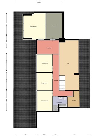 Floorplan - Grutto 32, 8281 ER Genemuiden