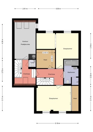 Floorplan - De Nieuwesluis 43, 8064 EA Zwartsluis