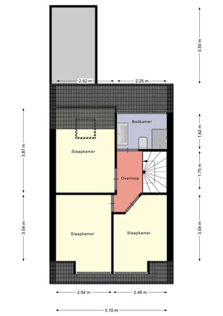 Floorplan - Van Haersoltelaan 9, 8325 ET Vollenhove