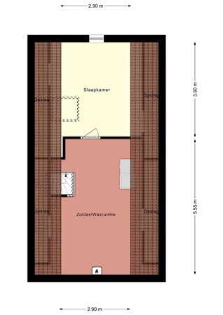 Floorplan - De Nieuwesluis 35, 8064 EA Zwartsluis