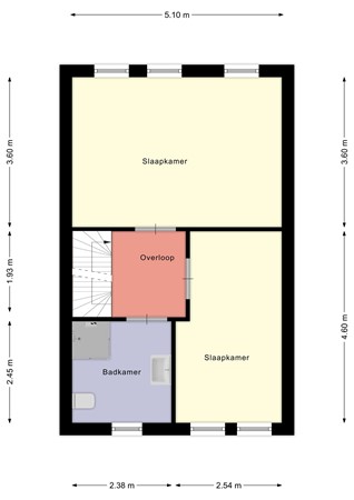 Floorplan - Westeinde 41, 8064 AJ Zwartsluis