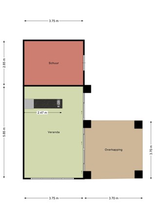 Floorplan - Welhaak 22, 8061 LH Hasselt