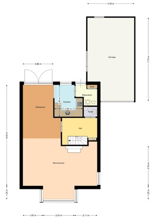 Floorplan - Fazant 73, 8281 GM Genemuiden