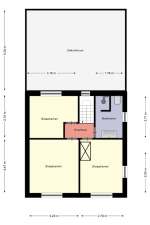 Floorplan - Fisselerstraat 1, 8061 JS Hasselt