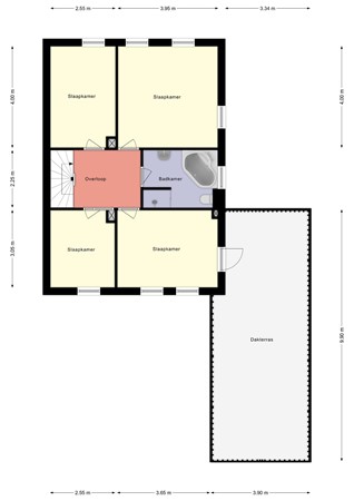 Floorplan - Kievit 36, 8281 GG Genemuiden