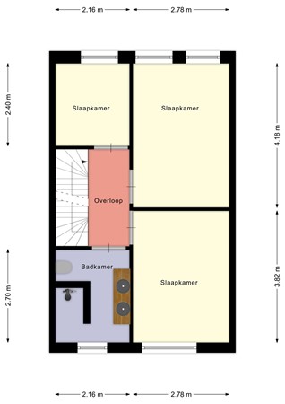 Floorplan - Lakensnijdersgilde 21, 8061 DJ Hasselt