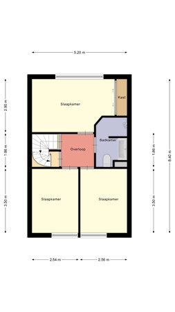 Floorplan - Het Ambt 10, 8061 AM Hasselt