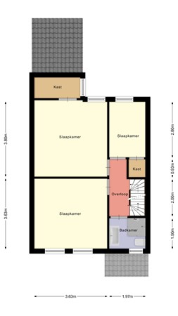 Floorplan - Patrijs 13, 8281 GJ Genemuiden