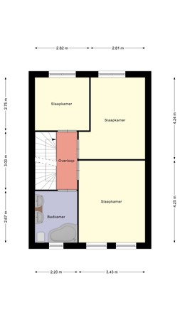 Floorplan - Lus 111, 8281 NW Genemuiden