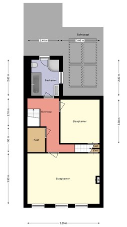 Floorplan - Prinses Julianastraat 13, 8281 CK Genemuiden