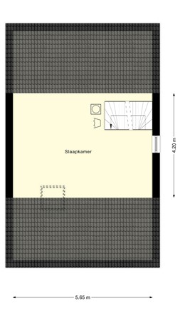 Floorplan - Lakensnijdersgilde 65, 8061 DJ Hasselt