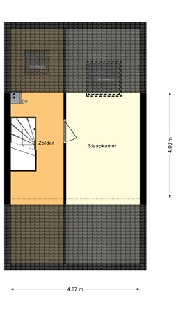 Floorplan - De Nieuwesluis 68, 8064 EC Zwartsluis
