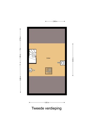 Floorplan - Frederik van Blankenheimstraat 3, 8325 GA Vollenhove