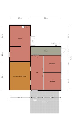 De Hoogte 3, 8326 BD Sint Jansklooster - Schuur/Paardenstal