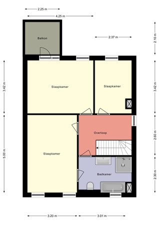 Floorplan - Fazant 45, 8281 GM Genemuiden