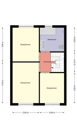Floorplan - Tagweg 17, 8281 HD Genemuiden