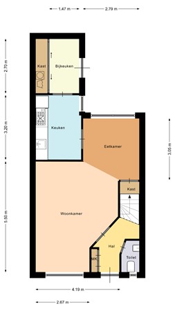 Floorplan - Tureluur 22, 8281 EX Genemuiden