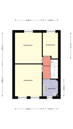 Floorplan - Tureluur 22, 8281 EX Genemuiden