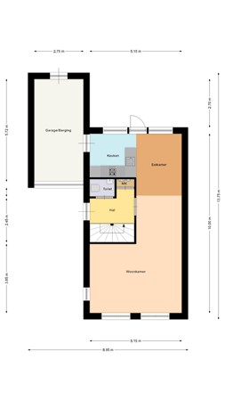 Floorplan - Vierroeder 7, 8281 HG Genemuiden